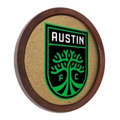 Austin F.C.: "Faux" Barrel Framed Cork Board, MSAUST-632-01