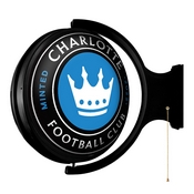 Charlotte FC: Original Round Rotating Lighted Wall Sign, MSCHAR-115-01