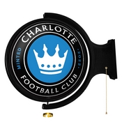 Charlotte FC: Original Round Rotating Lighted Wall Sign, MSCHAR-115-01