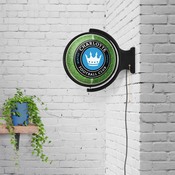 Charlotte FC: Pitch - Original Round Rotating Lighted Wall Sign, MSCHAR-115-02