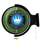 Charlotte FC: Pitch - Original Round Rotating Lighted Wall Sign, MSCHAR-115-02