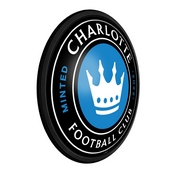 Charlotte FC: Round Slimline Lighted Wall Sign, MSCHAR-130-01