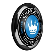 Charlotte FC: Soccer - Round Slimline Lighted Wall Sign, MSCHAR-130-51