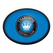 Charlotte FC: Oval Slimline Lighted Wall Sign, MSCHAR-140-01