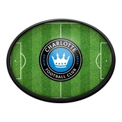 Charlotte FC: Pitch - Oval Slimline Lighted Wall Sign, MSCHAR-140-03