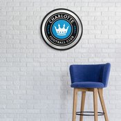 Charlotte FC: Modern Disc Mirrored Wall Sign, MSCHAR-235-01