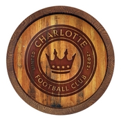 Charlotte FC: Branded "Faux" Barrel Top Sign, MSCHAR-240-02