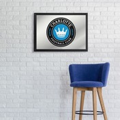 Charlotte FC: Framed Mirrored Wall Sign, FNB-MSCHAR-265-01A