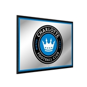 Charlotte FC: Framed Mirrored Wall Sign, FNB-MSCHAR-265-01A