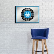 Charlotte FC: Framed Mirrored Wall Sign, FNB-MSCHAR-265-01A