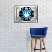 Charlotte FC: Team Spirit - Framed Mirrored Wall Sign, MSCHAR-265-02