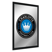 Charlotte FC: Framed Mirrored Wall Sign, FNB-MSCHAR-265-01A