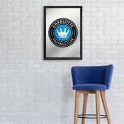 Charlotte FC: Framed Mirrored Wall Sign, FNB-MSCHAR-265-01A