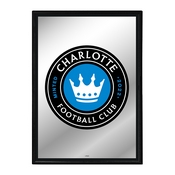 Charlotte FC: Framed Mirrored Wall Sign, FNB-MSCHAR-265-01A