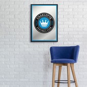 Charlotte FC: Framed Mirrored Wall Sign, FNB-MSCHAR-265-01A