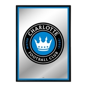Charlotte FC: Framed Mirrored Wall Sign, FNB-MSCHAR-265-01A