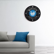 Charlotte FC: Modern Disc Wall Clock, MSCHAR-510-01