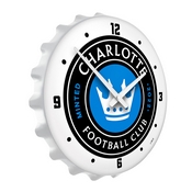 Charlotte FC: Bottle Cap Lighted Wall Clock, MSCHAR-545-01