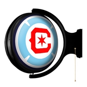 Chicago Fire: Original Round Rotating Lighted Wall Sign, MSCHIF-115-01