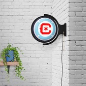 Chicago Fire: Original Round Rotating Lighted Wall Sign, MSCHIF-115-01