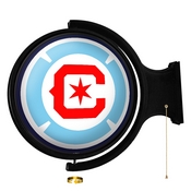 Chicago Fire: Original Round Rotating Lighted Wall Sign, MSCHIF-115-01