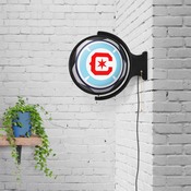 Chicago Fire: Soccer Ball - Original Round Rotating Lighted Wall Sign, MSCHIF-115-51