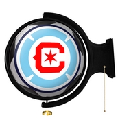 Chicago Fire: Soccer Ball - Original Round Rotating Lighted Wall Sign, MSCHIF-115-51