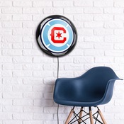 Chicago Fire: Soccer - Round Slimline Lighted Wall Sign, MSCHIF-130-51