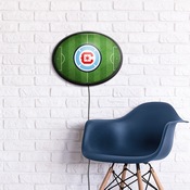 Chicago Fire: Pitch - Oval Slimline Lighted Wall Sign, MSCHIF-140-03