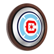 Chicago Fire: Barrel Top Framed Mirror Mirrored Wall Sign, FNB-MSCHIF-245-01A