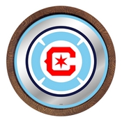 Chicago Fire: Barrel Top Framed Mirror Mirrored Wall Sign, FNB-MSCHIF-245-01A