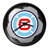 Chicago Fire: Soccer Ball - Ribbed Frame Wall Clock, MSCHIF-530-51