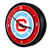 Chicago Fire: Retro Lighted Wall Clock, FNB-MSCHIF-550-01A