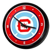 Chicago Fire: Retro Lighted Wall Clock, FNB-MSCHIF-550-01A
