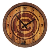 Chicago Fire: Branded "Faux" Barrel Top Clock, MSCHIF-560-02