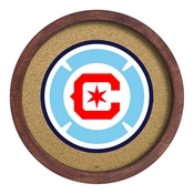 Chicago Fire: "Faux" Barrel Framed Cork Board, MSCHIF-632-01