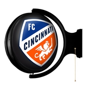 FC Cincinnati: Original Round Rotating Lighted Wall Sign, MSCINC-115-01