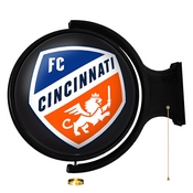 FC Cincinnati: Original Round Rotating Lighted Wall Sign, MSCINC-115-01