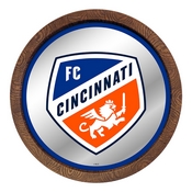 FC Cincinnati: Barrel Top Framed Mirror Mirrored Wall Sign, FNB-MSCINC-245-01A