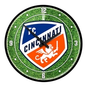 FC Cincinnati: Pitch - Modern Disc Wall Clock, MSCINC-510-02