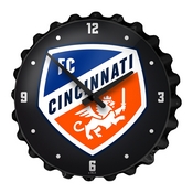 FC Cincinnati: Bottle Cap Wall Clock, MSCINC-540-01