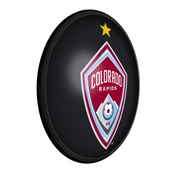 Colorado Rapids: Round Slimline Lighted Wall Sign, MSCOLO-130-01