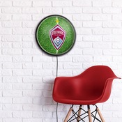 Colorado Rapids: Pitch - Round Slimline Lighted Wall Sign, MSCOLO-130-02