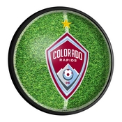 Colorado Rapids: Pitch - Round Slimline Lighted Wall Sign, MSCOLO-130-02
