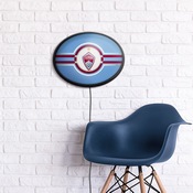 Colorado Rapids: Oval Slimline Lighted Wall Sign, FNB-MSCOLO-140-01A