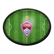 Colorado Rapids: Pitch - Oval Slimline Lighted Wall Sign, MSCOLO-140-03