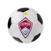 Colorado Rapids: Soccer Ball - Edge Glow Lighted Wall Sign, MSCOLO-150-51