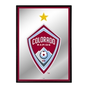 Colorado Rapids: Framed Mirrored Wall Sign, FNB-MSCOLO-265-01A