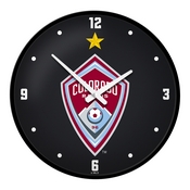 Colorado Rapids: Modern Disc Wall Clock, MSCOLO-510-01