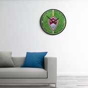 Colorado Rapids: Pitch - Modern Disc Wall Clock, MSCOLO-510-02